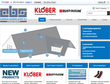 Tablet Screenshot of europeanbuildingsupply.com